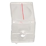 Shophubio Piastra di ingrandimento per sega da banco e per bordatrice, in plastica, con montaggio a 1 o 2 fori (25 mm/32 mm) (25 mm, 1 foro)