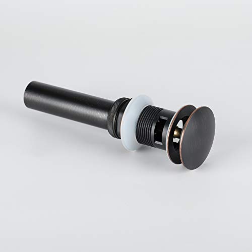 Esfort Pop Up Drain With Overflow, Bathroom Sink Drain Assembly Vessel Sink Assembly For Bathroom Faucet Vessel Or Vanity Sink, Oil Rubbed Bronze #TOP6
