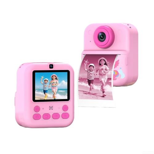 Appareil photo instantané rose pour animer les fêtes d'anniversaire et vacances