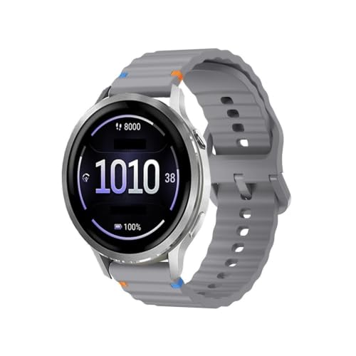 Bracelet sport wave pour Garmin Forerunner 165 et Vivoactive 6 gris