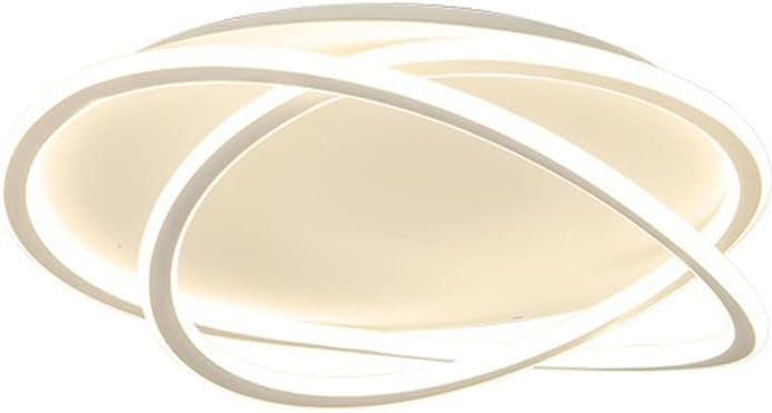 Plafonnier LED trois couleurs changeantes blanc de forme ronde pour chambre