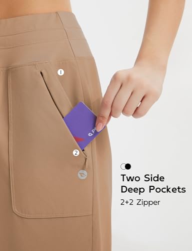 baleaf Shorts De Corrida Atlético Feminino 7 Polegadas, Longo, Treino, Cintura Alta, Secagem Rápida,