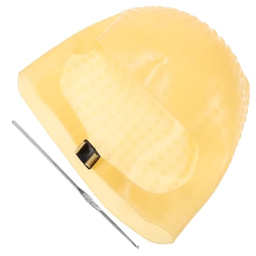 ULTECHNOVO Gorro de Silicona para Tintar Cabello Reutilizable para Mechas Herramienta Profesional para Peluquería y Uso Doméstico para Tinte y Coloración Precisa