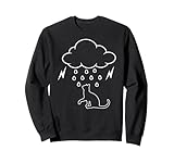 Rain Cloud Cat Apparel Funny Cat Lovers Gift