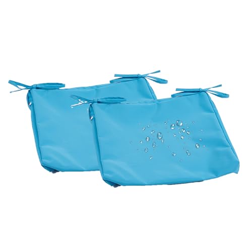 Générique 2pcs Housse Coussin Extérieur40x40 60x60 50x50cm, Tissu Imperméable Housse Coussin Salon de Jardin antidérapant, Housse de Protection Durable...