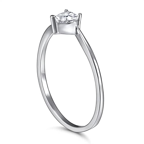 Bague Cœur Solitaire en Argent pour sublimer votre style quotidien