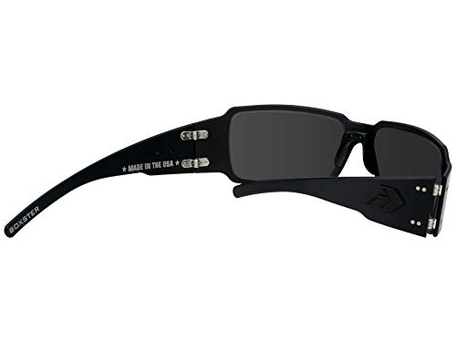 Gatorz Boxster Aluminum Frame Sunglasses-Blackout Tactical/Smoked Polarized Lens #TOP3