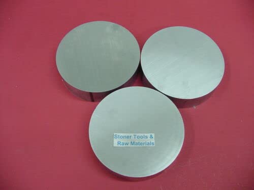 3 piezas de 5 "OD aluminio 6061 barra redonda 12" largo T6511 barra de torno sólido stock