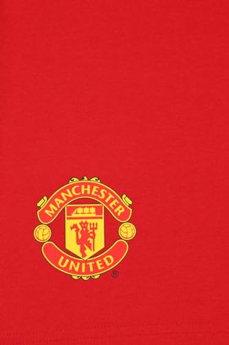Manchester United Boys Football Club Red Camouflage Short Pyjama Set (14-15 Years) - Image 4