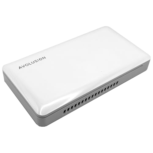 Avolusion M3 Series 1TB USB 3.0 Portable External Hard Drive - White (for Windows, Mac OS, Xbox, PS)