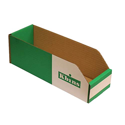 Pack of 50 K Bins - 100mm High Cardboard Storage/Picking Bins (300 x 100mm - A3010)