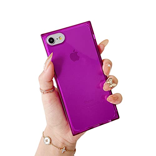 Cocomii Square Iphone 6S/6 Case - Slim, Glossy, Show Off The Original Beauty, Anti-Yellow, Anti-Scratch, Shockproof - Compatible With Iphone 6S/6 (Neon Purple) #TOP8