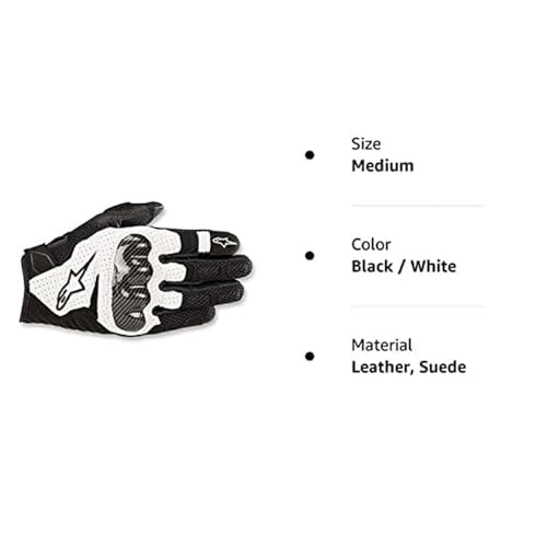 Image of Alpinestars SMX 1 Air V2 Motorcycle Gloves Lightweight Ventilated Design Street Riding Comfort Enhanced Grip Protection