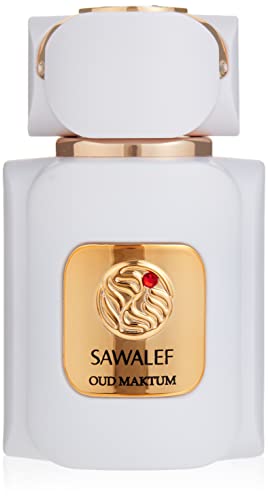 OUD MAKTUM, Eau de Parfum 80 mL from the SAWALEF Boutique Range | Unisex Oriental Oud Niche Release | Long Lasting with Intense Sillage | Perfume for Women and Confident Men | by Swiss Arabian Oudh