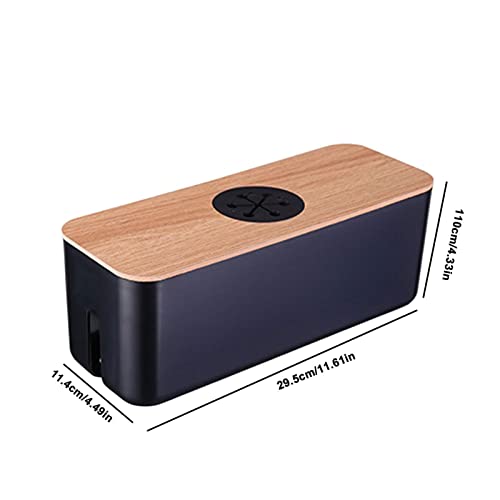 Caixa de Esconder Fio | Caixa de armazenamento de fio para desktop - Gerenciamento de para régua de