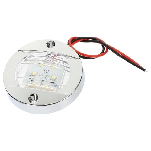 GALPADA Luces LED de Señal Impermeables para Embarcaciones y Yates, Lámpara Marina white para Navegación Segura en Ambientes Acuáticos