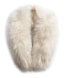 Élégant col en fourrure synthétique de qualité supérieure, matériau très doux et agréable à porter.
