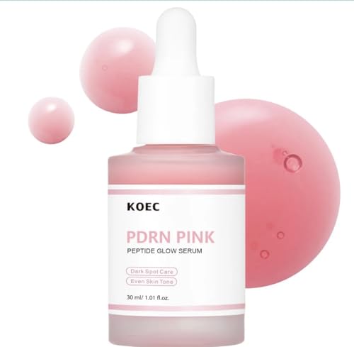 KOEC PDRN Pink Peptide Glow Serum, Dark Spot Care Treatment with ...