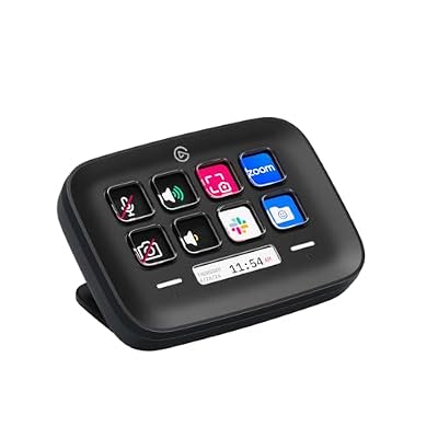 Elgato stream deck neo (nero) – 8 tasti personalizzabili, 2 touch point, velocizza attività e flussi di lavoro - control