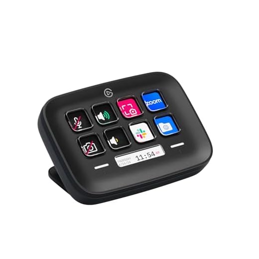 Elgato Stream Deck Neo (Nero) – 8 tasti personalizzabili, 2 Touch Point, velocizza attività e flussi di lavoro - controlla Word, Excel, PowerPoint, Teams, Zoom, Spotify e altro - per Mac e PC