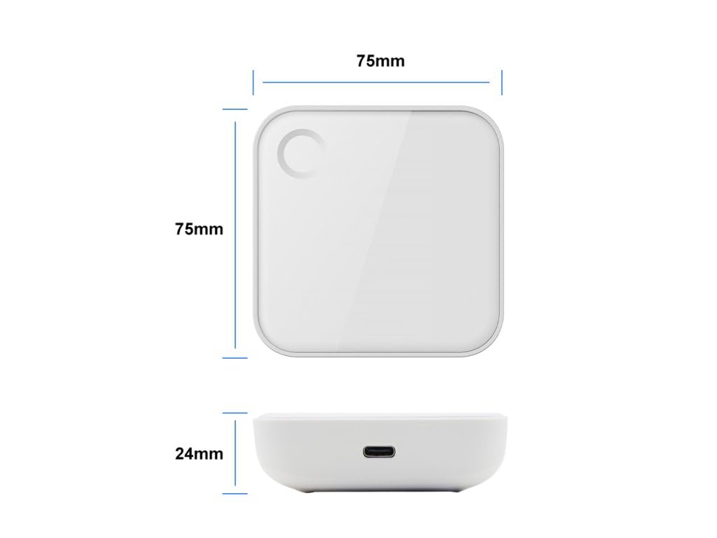 BOT TTLock WLAN Gateway G5, Smart-Home Bridge für Türschloss, Smartlock Fernzugriff, Elektronischer Türöffner Steuerung, Alexa Google Home – 2,4/5 GHz WiFi, Echtzeit-Protokoll