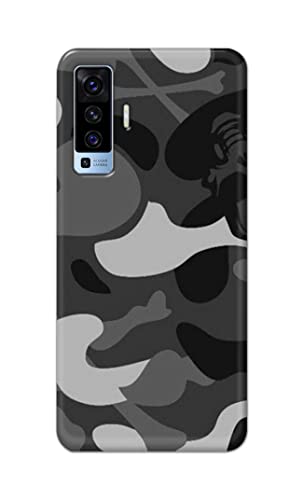 Image of Printed Hard Back Cover Case for Vivo X50 | Vivo X50 5G Back Cover (Army Pattern) -1302