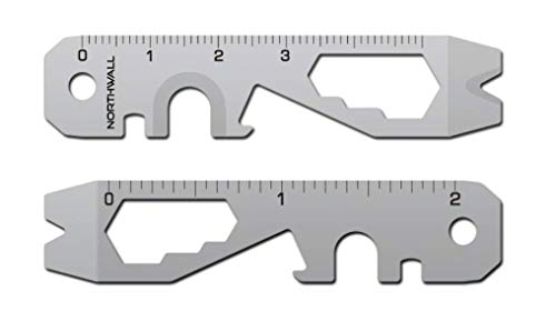Northwall® 10-In-1 Multi Tool - Keychain Multitool (Bottle Opener - Screwdriver - Box Opener and more - Thumbnail 2