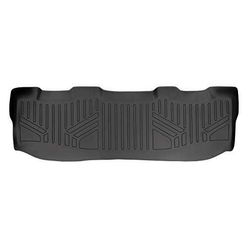 MAXLINER Floor Mats 2nd Row Liner Black for 1999-2010 Ford F-250 / F-350 / F-450 / F-550 Super Duty Crew Cab