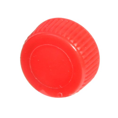 Bio Plas 4218R Screw Caps with O-Rings for Bio Plas Screw Cap Conical Microcentrifuge Tubes, Red (Pack of 1000)