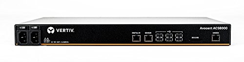 Image of Vertiv Avocent ACS8000 Serial Console, 8 Port Serial Console Server, Dual AC Power, Expanded Memory Capabilities, Remote Data Center and Out of Band Management, Analog Modem (ACS8008MDAC-400)