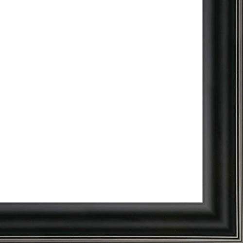 CountryArtHouse Picture Frame Moulding (Wood) 18ft bundle - Traditional Black Finish - 1.625