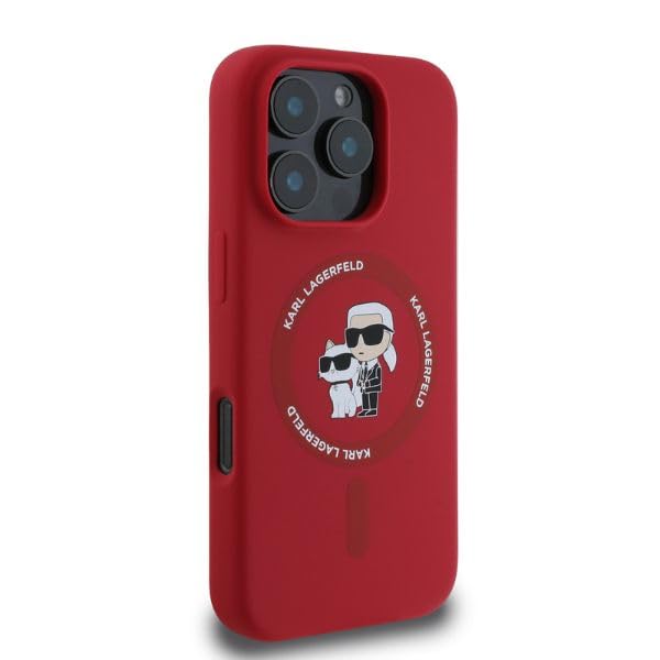 Coque rigide iPhone 16 Pro Max Karl Lagerfeld silicone pour éviter chutes - 2