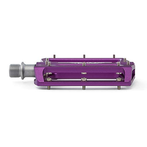 Bw Usa Berm Platform Bike Pedals - Lightweight Aluminum Flat Pedals For Mtb And Bmx - Purple #TOP3