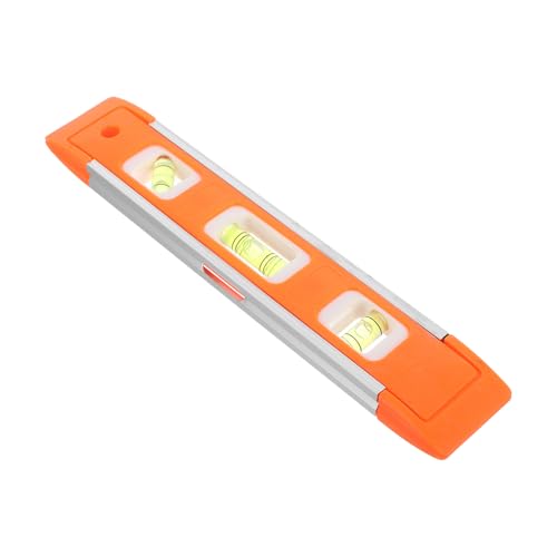 LALAFINA Level Bubble Ruler Camper Level Measuring Layout Tool Multi-functional Ruler Woodworking Layout Tools Aluminum Alloy Construction