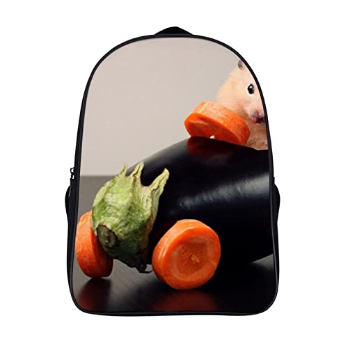 Sac à dos animal hamster 3D cadeau original école et voyage