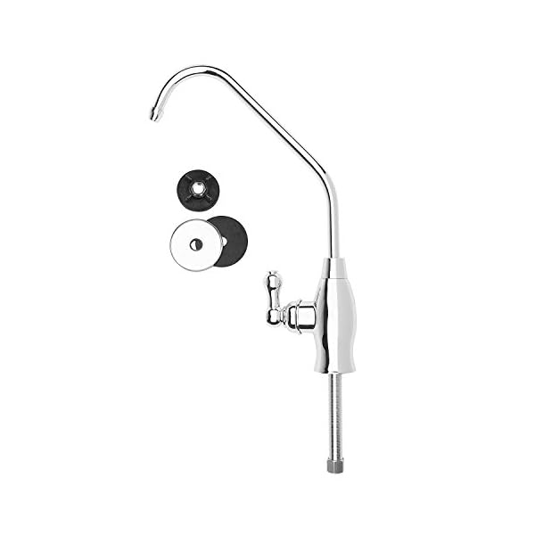 aquaboon Küche RO Wasserhahn (Nickel und Chrom Farben) (ALPINAS gebürstet nicel) – Bild 6