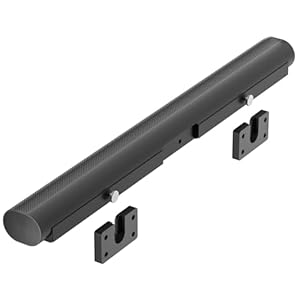 Dinghosen Soundbar Mount Compatible with Sonos Arc, Black - Floating Wall Mount for Sonos Arc, Metal Mounting Bracket, Easy to Install