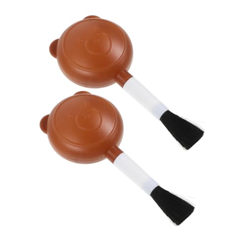 TIDTALEO 2Pcs Camera Lens Air Blower and Brush Compressed Air Dust Blower for Cleaning Lenses Electronics and Delicate Surfaces with Soft Brush Head