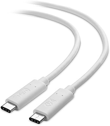 Cable Matters [USB-IF Certified] 100W USB C to USB C Charging Cable 6.6 ft for MacBook Pro/Air, iPad Pro (USB C Charge Cable, USB C Power Cable) with 100W Power Delivery in White (USB 2.0, No Video)