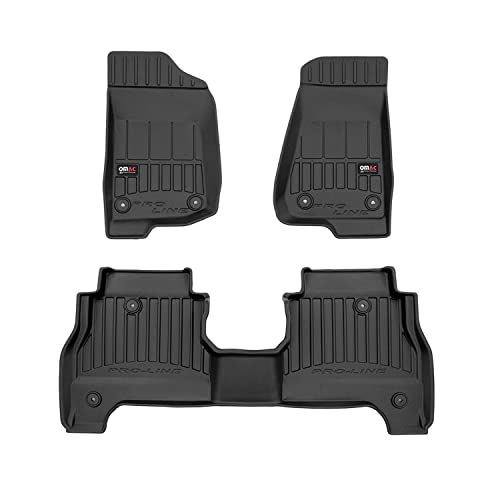 Tapis de Sol 3D TPE Premium Compatible avec Jeep Gladiator 2021-2...