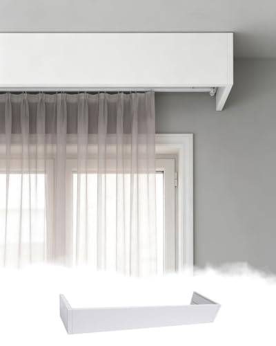 Tringle Rideau Corniches de Plafond et Cache-Tringle 355cm