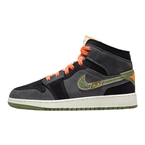 Jordan Youth Air Jordan 1 Anthracite/Sky J Light Olive FD5847-003 7Y
