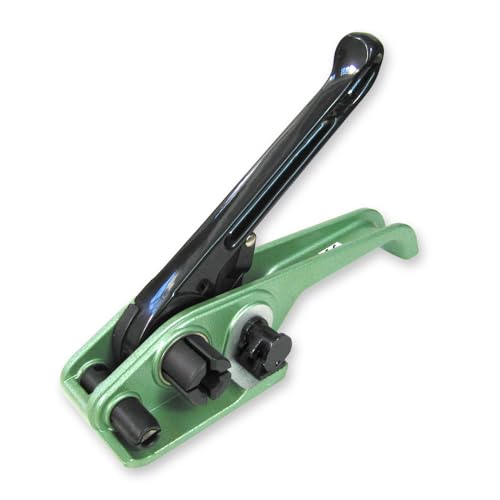Produktbild von Packing4u Umreifungsset Gewebt HD – 19 Mm Band Mit Spanner & Metallklemmen, 400 M Rolle