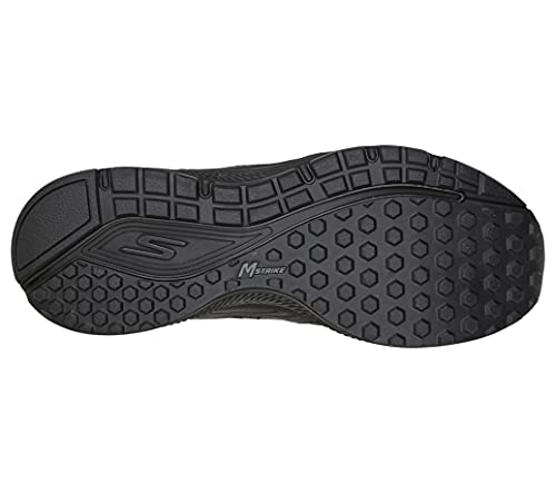 Skechers Mens Go Run Consistent - Leather Cross-Training Tennis Shoe With Air Cooled Foam Sneaker, Black, 10.5 X-Wide Us #TOP1