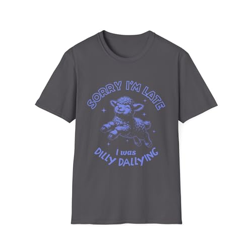 T-shirt Sorry I'm Late idée cadeau anniversaire drôle