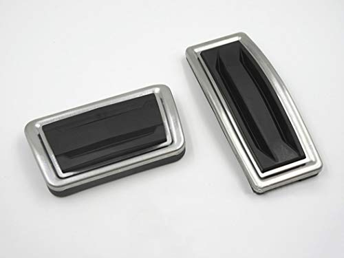 SureMart for Cadillac XT5 No Drill Non-Slip Performance Car Rest Pedal Brake and Gas Pedal Covers Accessories Replacement Pedal Aluminum Alloy Pedals Set at 2Pcs