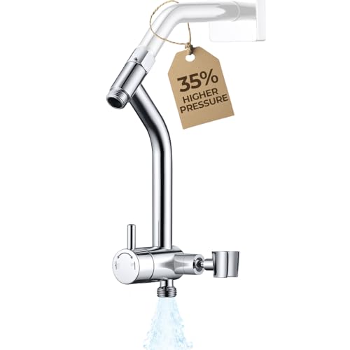 G-Promise High Flow Metal Shower Diverter Valve with Extending Holder