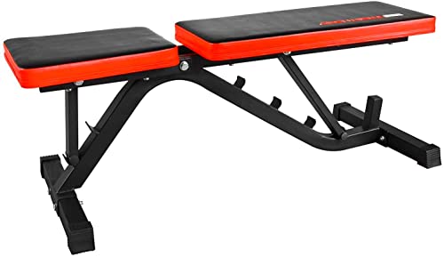 TrainHard® Halterbank, variabele schuine bank, negatief/plat, getest en gecertificeerd volgens DIN EN 957 - Image 6