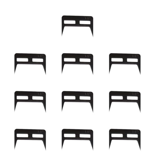 Kuntesetty 10Pcs Pinch Dogs Woodworking Wood Clamps Heavy Duty Mini Practical Pinch Dog Clamps Hardware Tool for Woodworking Upholstery