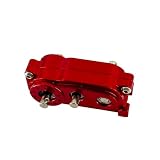 RC Coche Piezas Compatible con SCX10 1/10 RC Crawler Distancia Entre Ejes De 313 Mm Accesorios De Mejora 1 Juego De Chasis Metálico con Caja De Transferencia